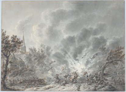 An Explosion near a Village MET DP875887