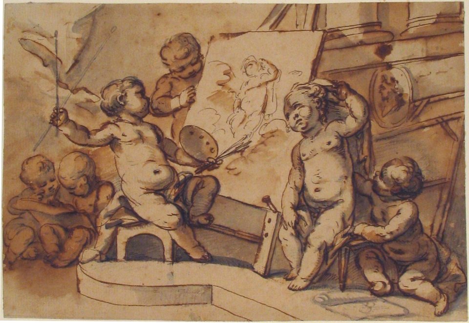 Allegory of Painting with Putti MET 1975.131.134