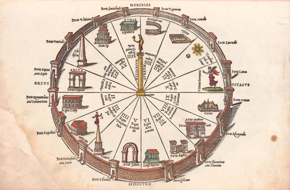 Antiquae Urbis Romae cum Regionibus Simulacrum MET DP-13106-02