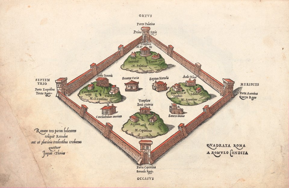 Antiquae Urbis Romae cum Regionibus Simulacrum MET DP-13106-01