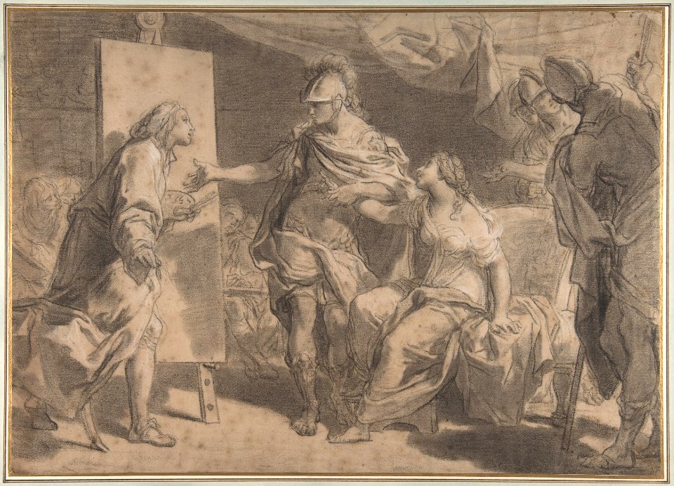 Alexander the Great Offering His Concubine Campaspe to the Painter Apelles MET DP801355