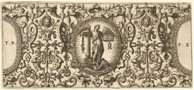 An Angel Trampling a Skeleton, from Grotisch fur alle Kunstler MET DP837200