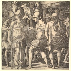 Alexander welcoming Thalestris and the Amazons MET DP824220