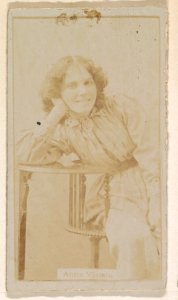 Anita Vistain, from the Actresses series (N245) issued by Kinney Brothers to promote Sweet Caporal Cigarettes MET DP859807
