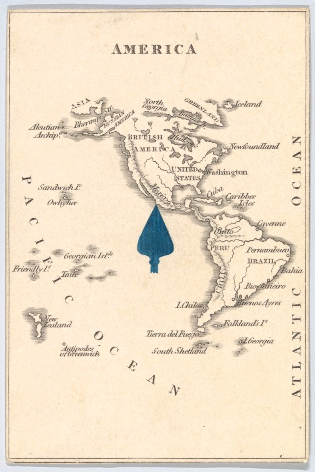 America from Court Game of Geography MET DP862920