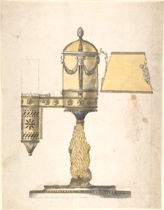Argand Lamp with Shade MET DP803901