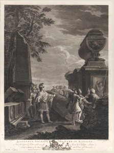 Alexander visiting the tomb of Achilles Met DP885489