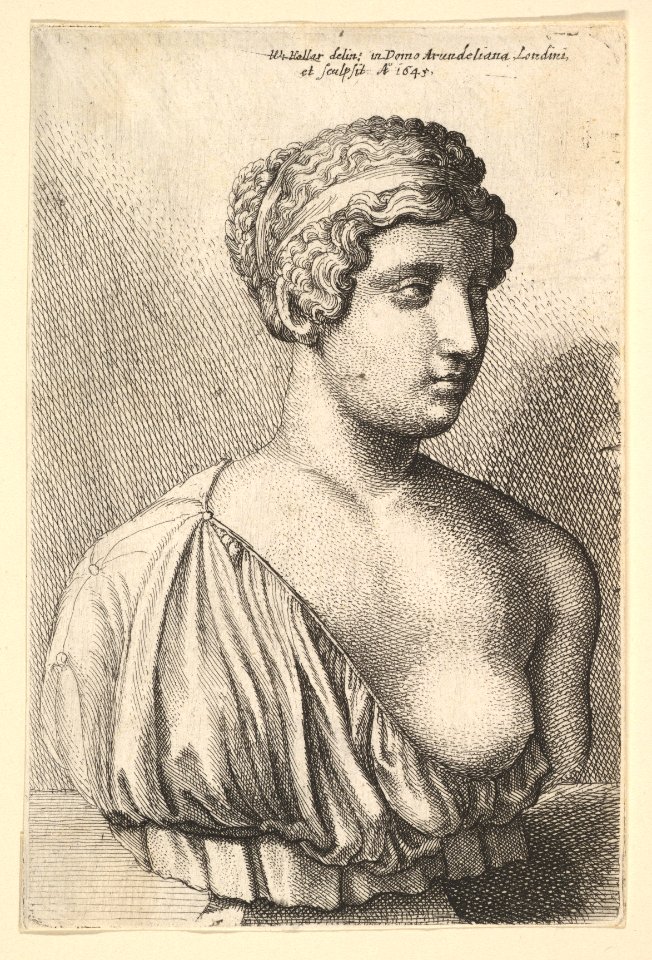 Antique bust of a woman MET DP822999