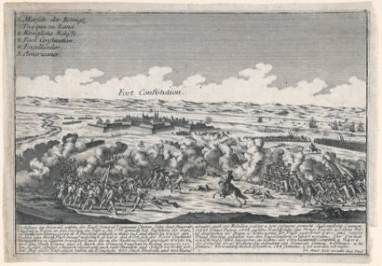Attack on Fort Constitution, October 7, 1777 MET DP876928