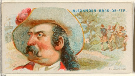 Alexander Bras-de-Fer, In Ambush, from the Pirates of the Spanish Main series (N19) for Allen & Ginter Cigarettes MET DP835002