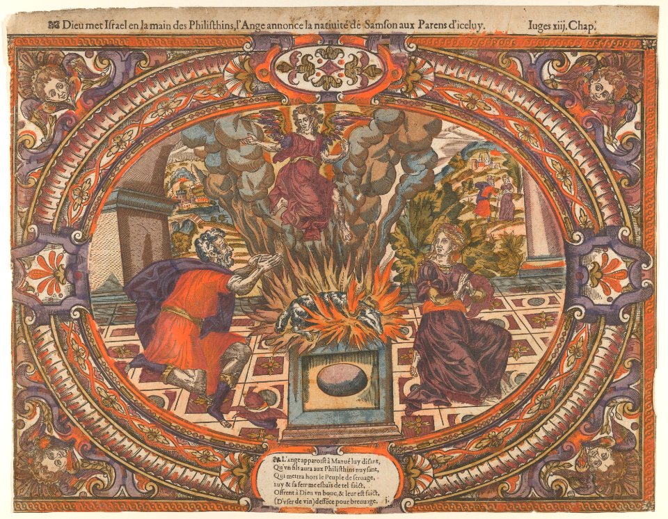 Angel announcing the Birth of Samson, from the Story of Samson MET DP835942