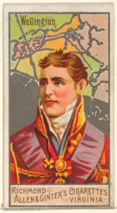 Arthur Wellesley, 1st Duke of Wellington, from the Great Generals series (N15) for Allen & Ginter Cigarettes Brands MET DP834806