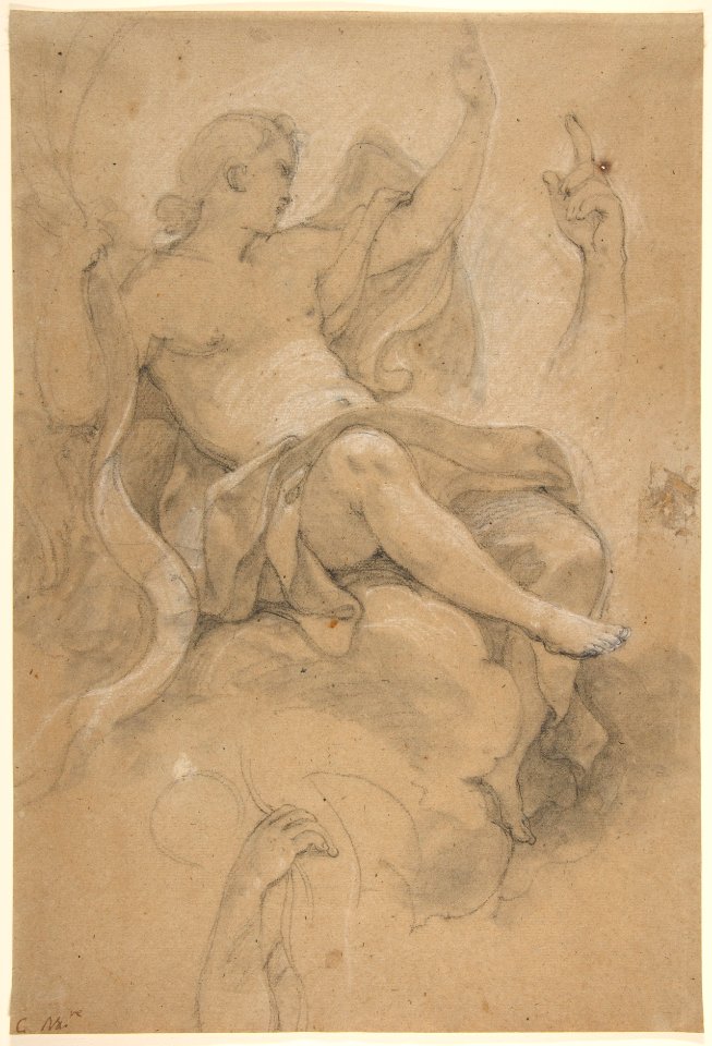 Angel Holding a Banderole MET DP811948