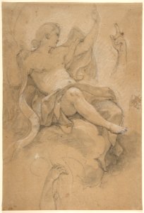 Angel Holding a Banderole MET DP811948