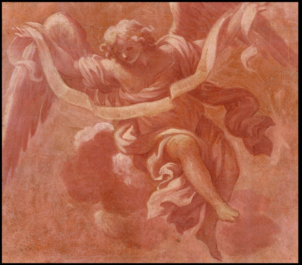 Angel Holding a Banderole MET DT5764