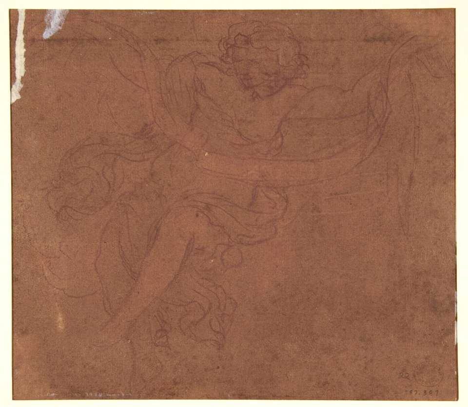 Angel Holding a Banderole MET DP809799