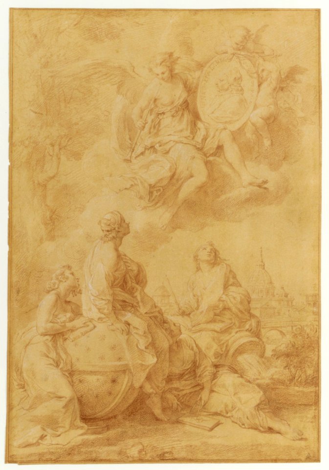 Allegory in Honor of Pope Benedict XIV MET DR247