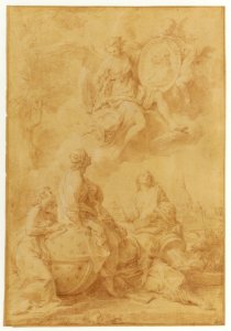 Allegory in Honor of Pope Benedict XIV MET DR247