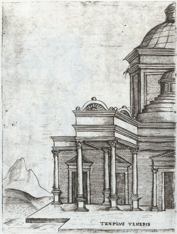 Arcus Lutii Septimii, from a Series of Prints depicting (reconstructed) Buildings from Roman Antiquity MET DP874965