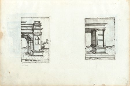 Arcus S. Georgii, from a Series of Prints depicting (reconstructed) Buildings from Roman Antiquity MET DP874960