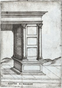 Arcus in Provincia, from a Series of Prints depicting (reconstructed) Buildings from Roman Antiquity MET DP874962