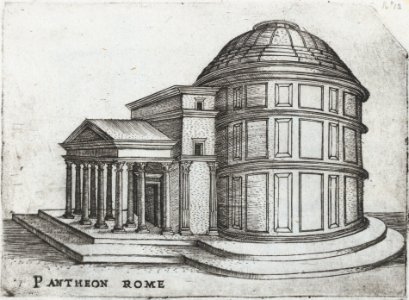 Arcus in Hispania, from a Series of Prints depicting (reconstructed) Buildings from Roman Antiquity MET DP874974