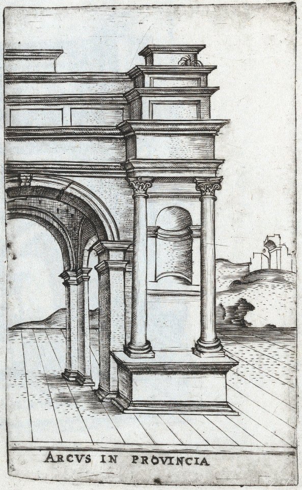 Arcus S. Georgii, from a Series of Prints depicting (reconstructed) Buildings from Roman Antiquity MET DP874961