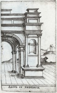 Arcus S. Georgii, from a Series of Prints depicting (reconstructed) Buildings from Roman Antiquity MET DP874961