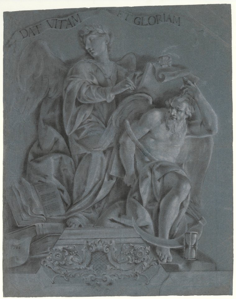 Allegory of History, with Time MET DP238387