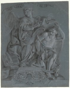 Allegory of History, with Time MET DP238387