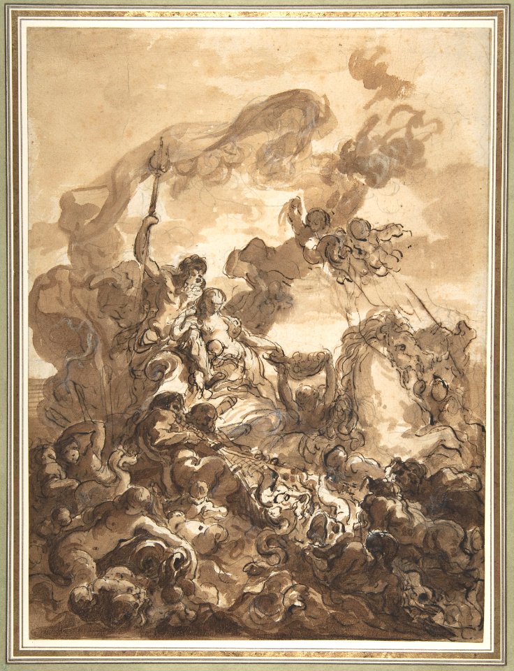 Allegory of Fishery- Neptune and Amphitrite MET DP805960