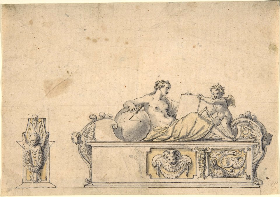 Allegory of Geometry MET DP803060