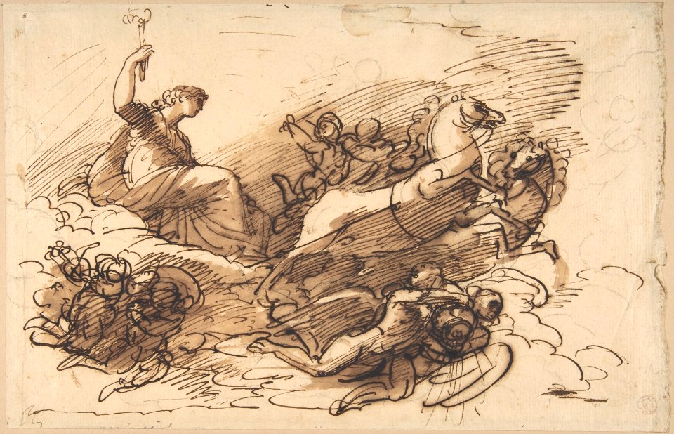 Aurora Riding in Her Chariot MET DP807708