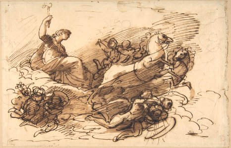 Aurora Riding in Her Chariot MET DP807708