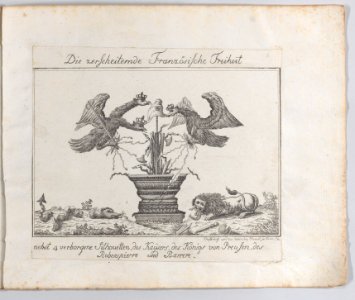 Allegory representing the freedom of France with four silhouettes Met DP886270