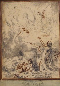 Allegory on the Marriage of the Dauphin and Marie-Antoinette in 1770 MET 37.165.106