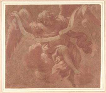 Angel Holding a Banderole MET DP809798