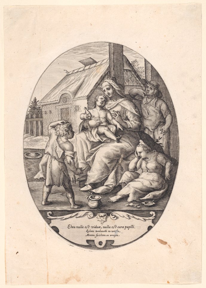 Allegory on Widowhood and Orphanage Met DP888805