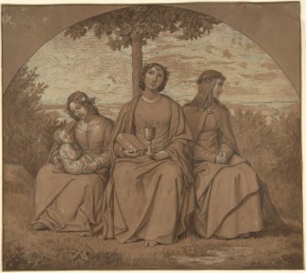 Allegories of Faith, Hope, and Charity MET DP804345