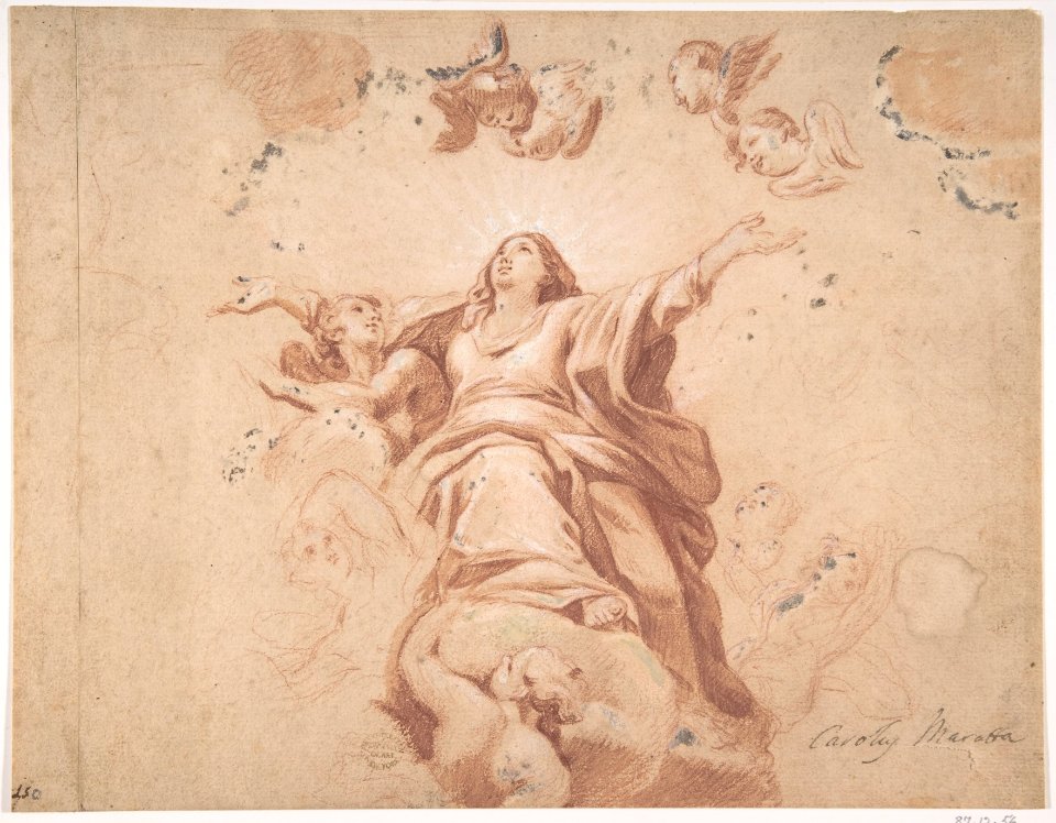 Assumption of the Virgin (after Carlo Maratta?) MET DP802436