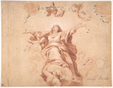 Assumption of the Virgin (after Carlo Maratta?) MET DP802436