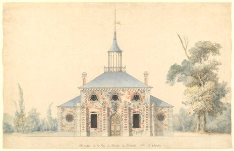 An Elevation for the Projected Mill at Méréville MET DP209115