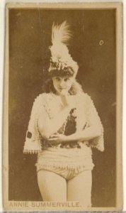 Annie Summerville, from the Actors and Actresses series (N45, Type 8) for Virginia Brights Cigarettes MET DP831626