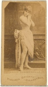 Annie Summerville, from the Actors and Actresses series (N45, Type 1) for Virginia Brights Cigarettes MET DP830038