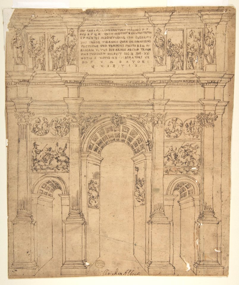 Arch of Constantine, Rome MET DP810913
