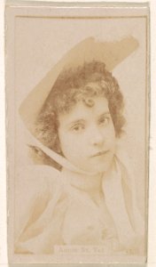 Annie St. Tel, from the Actresses series (N245) issued by Kinney Brothers to promote Sweet Caporal Cigarettes MET DP859638