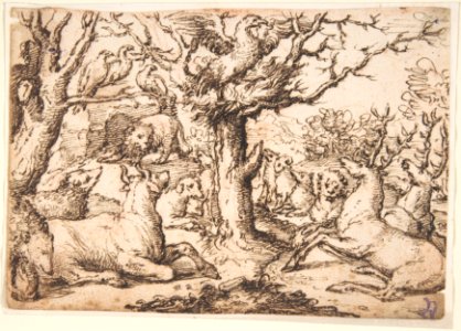 An Eagle Preaching to the Animals MET DP801206