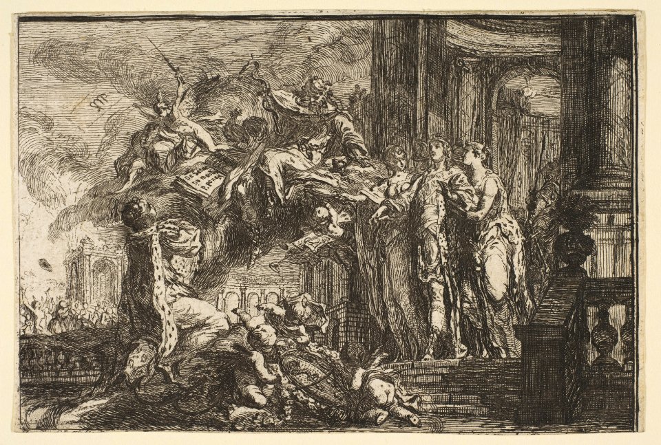 Allegorie sur la Convalescence du Dauphin MET DP814988