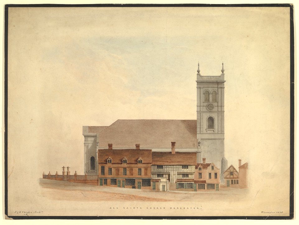All Saints Church, Worcester MET DP821062