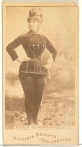 Annie Summerville, from the Actors and Actresses series (N45, Type 1) for Virginia Brights Cigarettes MET DP830041